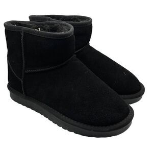 CUSHIONAIRE Women's pull on boot 8 BLACK